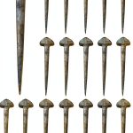 UKCOCO Horseshoe Nails Premium Iron Durable Horse-0