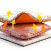 WanPeeGoo Self Warming Cat Bed Dual Foil Fleece Pet Mat-1