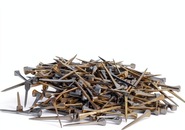 Lukar E6 Horseshoe Nails Stainless Steel 2 Inch 250pcs-1