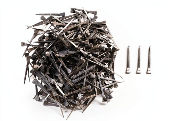 lukar E5 Horseshoe Nails Stainless Steel 2 Inch 250pcs-1