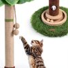 Woochpet Cat Scratching Post Sisal Mouse Toys Large Cats-3