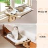 AMOSIJOY Cat Window Perch No Drilling Comfortable Cushion-6