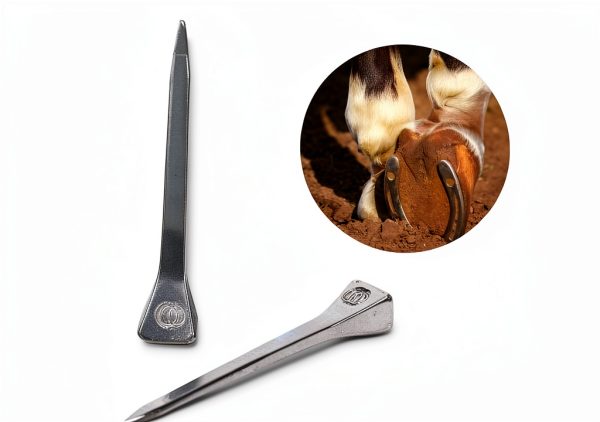 AONYAYBM Horseshoe Nails Steel Durable Equestrian Training-4