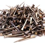ZLXHDL Steel Horseshoe Nails Professional Farrier Tools Size-0