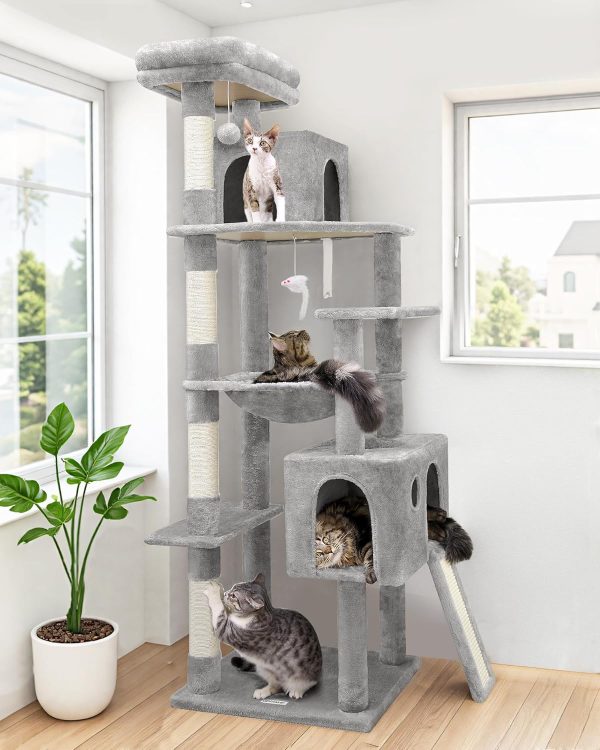 Globlazer Cat Tree Tower Sisal Scratching Posts Large Cats-0