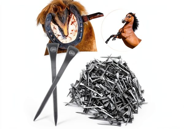 Kodrily Steel Horseshoe Nails High Strength Easy to Use-5