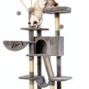 Hey-brother Cat Tree Multi-Level Scratching Post Hammock-6