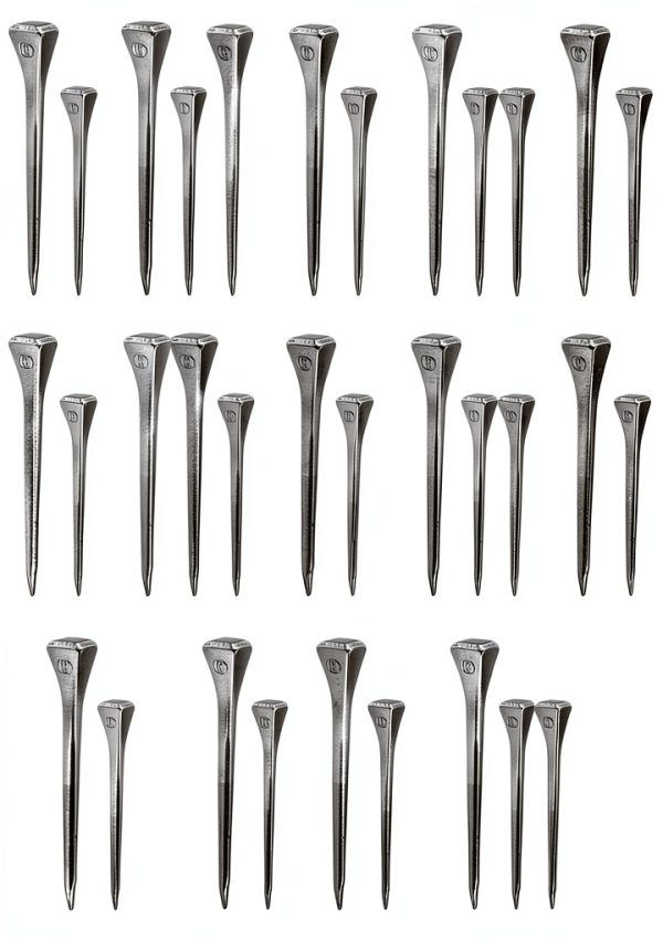 Aifeier Horseshoe Nails Stainless Steel Equestrian Training-0