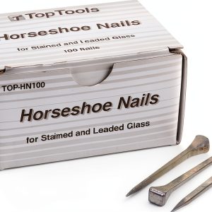 Aanraku Steel Horseshoe Nails Glass Crafting 2 Inch Flat-0