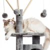 Hey-brother Cat Tree Multi-Level Scratching Post Hammock-3