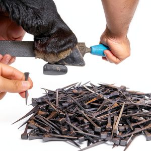 Lukar E6 Horseshoe Nails Stainless Steel 2 Inch 250pcs-0
