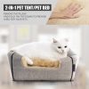 WINDRACING Foldable Cat Bed Cave Tent Soft Fur Fabric-1