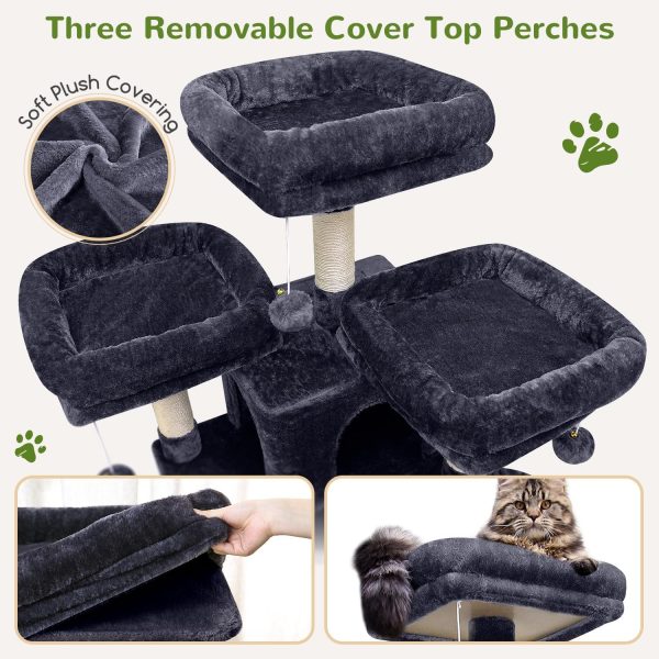 Globlazer Cat Tree Multi Level Sisal Scratching Post for-1