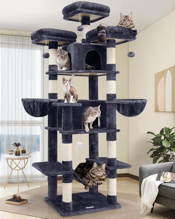Globlazer Cat Tree Multi Level Sisal Scratching Post for-0