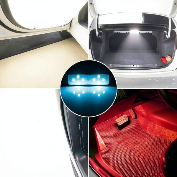CARFIB Magnetic Sensor Door Light Universal Fit-7