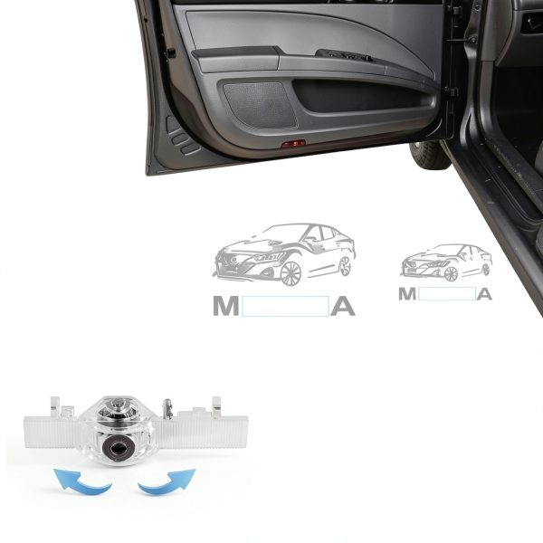 Verkoy Car Door Lights MAXIMA Glass LED Set-3