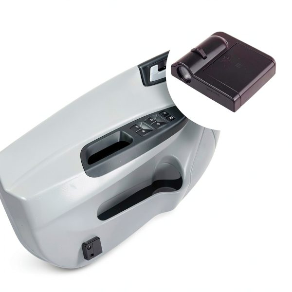 OYXZPUP Car Door Light Logo Projector ABS Material Universal-4