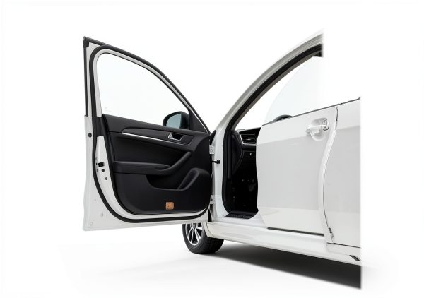 LURTHNY Car Door Logo Light Projector Black Universal Fit Pod-2
