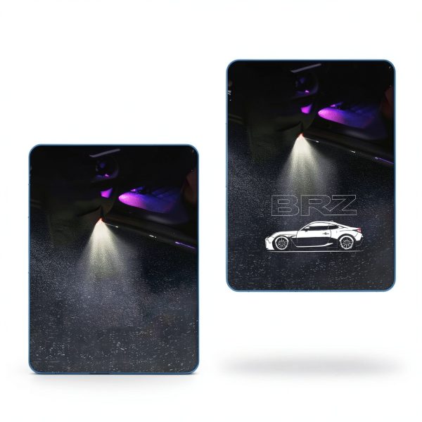 BRZ Car Door Logo Light LED uunonaha Aluminum Fit 2022‑Present-2