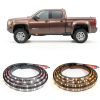LED Running Board Lights OPL5 70in Strip Waterproof Amber White-0