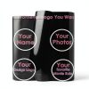 Car Door Logo Light Generic A1 Universal Fit Black & Beige-1