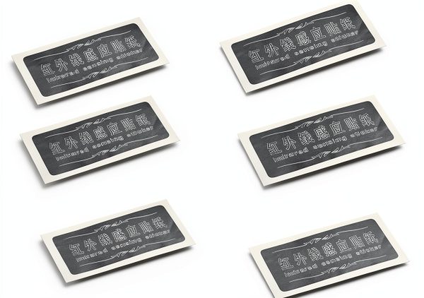 LZLRUN Silver Infrared Sensor Stickers 6pcs Strip for Car Light-0