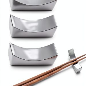 Stainless Steel Tableware Rack Set of 3 with Chopstick Stand – Cucumis-0