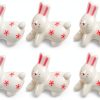 Ceramic Chopsticks Rest TMXAOK 6 Piece Rabbit Shaped Tableware Holder-0