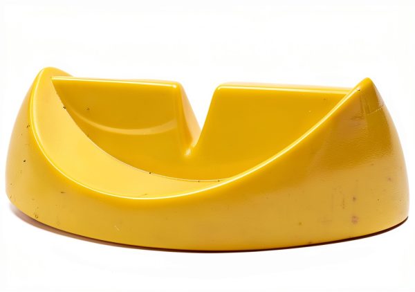 Tupperware Vintage Gadget Knife Rest 1263 Bright Sunshine Yellow-0