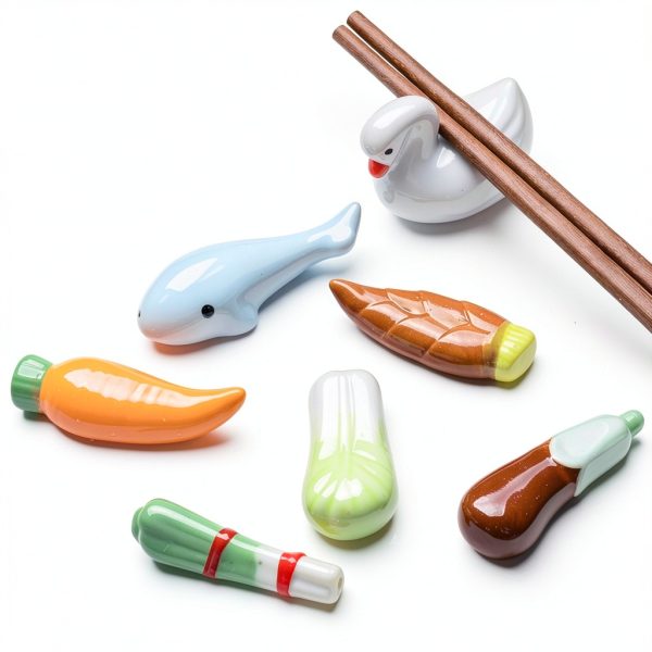 Swan Shaped Chopsticks Rest Rack by BESPORTBLE Spoon Fork Stand-5