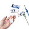 Ceramic Chopsticks Rest Rack 3pcs by CRASPIRE Blue Porcelain-2