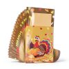 Thanksgiving Turkey Cutlery Holders FIESTAJOY 42 Piece Cardboard Rests-2
