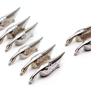 Swan Lake Knife Rest by BMTick Silver Set of 12 Stainless Steel-0