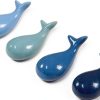 Blue Whale Ceramic Chopstick Holder Set 4 pcs Porcelain Utensil Rests-0