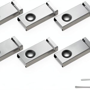Cutlery Rests by maiwalk 304 Stainless Steel Set of 6 Silver A-0