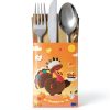Thanksgiving Turkey Cutlery Holders FIESTAJOY 42 Piece Cardboard Rests-5