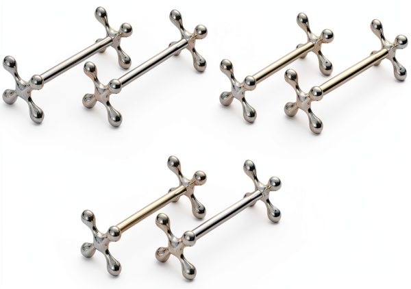Silver Victorian Classic Cutlery Rest Set of 6 BMTick Wall Mount-0