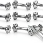 10 Pcs Crystal Acrylic Dumbbell Knife Fork Rest Bulk High Transparent Knife Chopstick Spoon Holder Restaurant Supplies for Placing Tableware Table Decoration Wedding Housewarming Favor Gifts-0