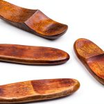 4 Pcs Natural Wood Chopsticks Rest Tableware Knife Forks Spoon Dinner Service Holder Rack-0