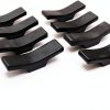 Pomeat Black Porcelain Knife Rests Set of 8 – Chopstick Spoon Holders-0