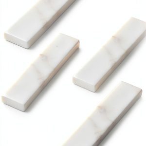 Koyo Pottery White Marble Cutlery Rest Set of 4 4.3 in (11 cm)-0
