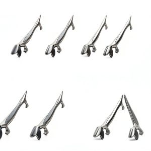 Silver ‘Hunter’s Dachshund’ Cutlery Rest for Knifes, Forks and Spoons (Set of 12) Knife Rest Set-0