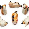Cat Shaped Porcelain Knife Rest Set for Dining Table-0
